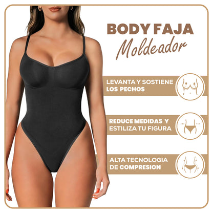 Body Faja Moldeador – Efecto Reloj de Arena Instantáneo