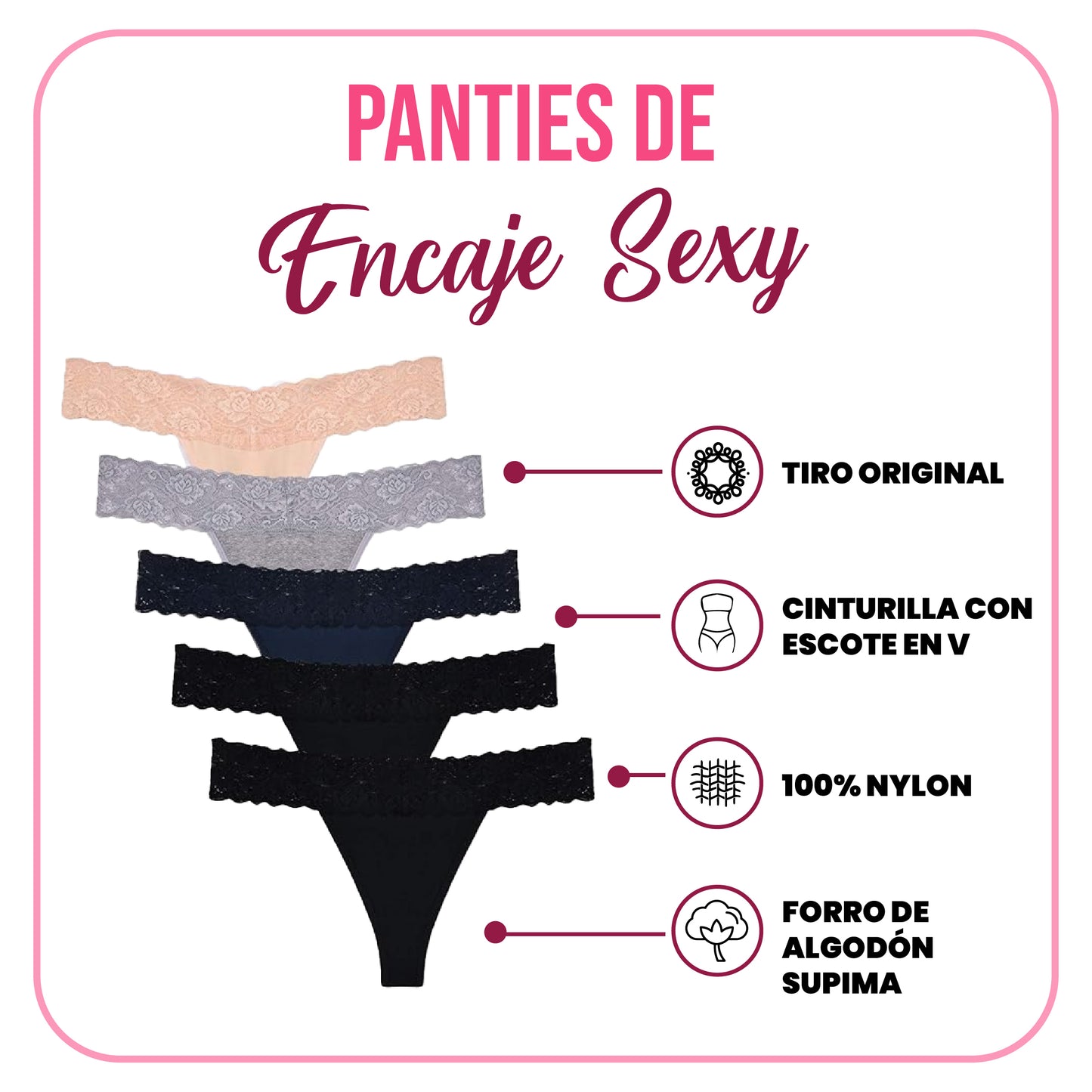 Panties de Encaje Sexy – Sensualidad y Comodidad en Una Sola Prenda 💋