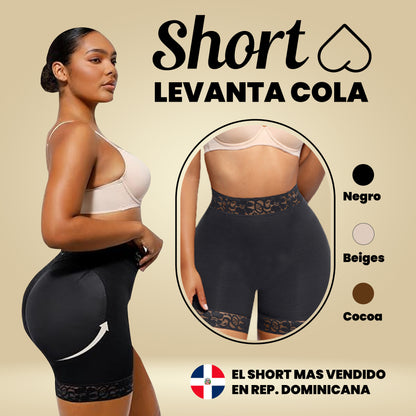 Short Levanta Cola 🍑 – Curvas que enamoran sin esfuerzo, Transforma tu figura y realza tu confianza